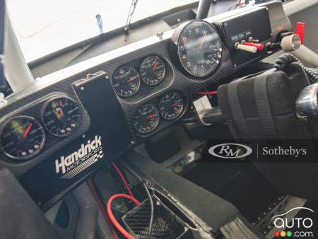 Chevrolet Impala NASCAR car driven by Dale Earnhardt Jr., gauges